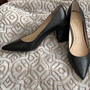 Marc Fisher Black Leather Pumps
